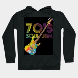 70's soul jam  bass front and back Hoodie